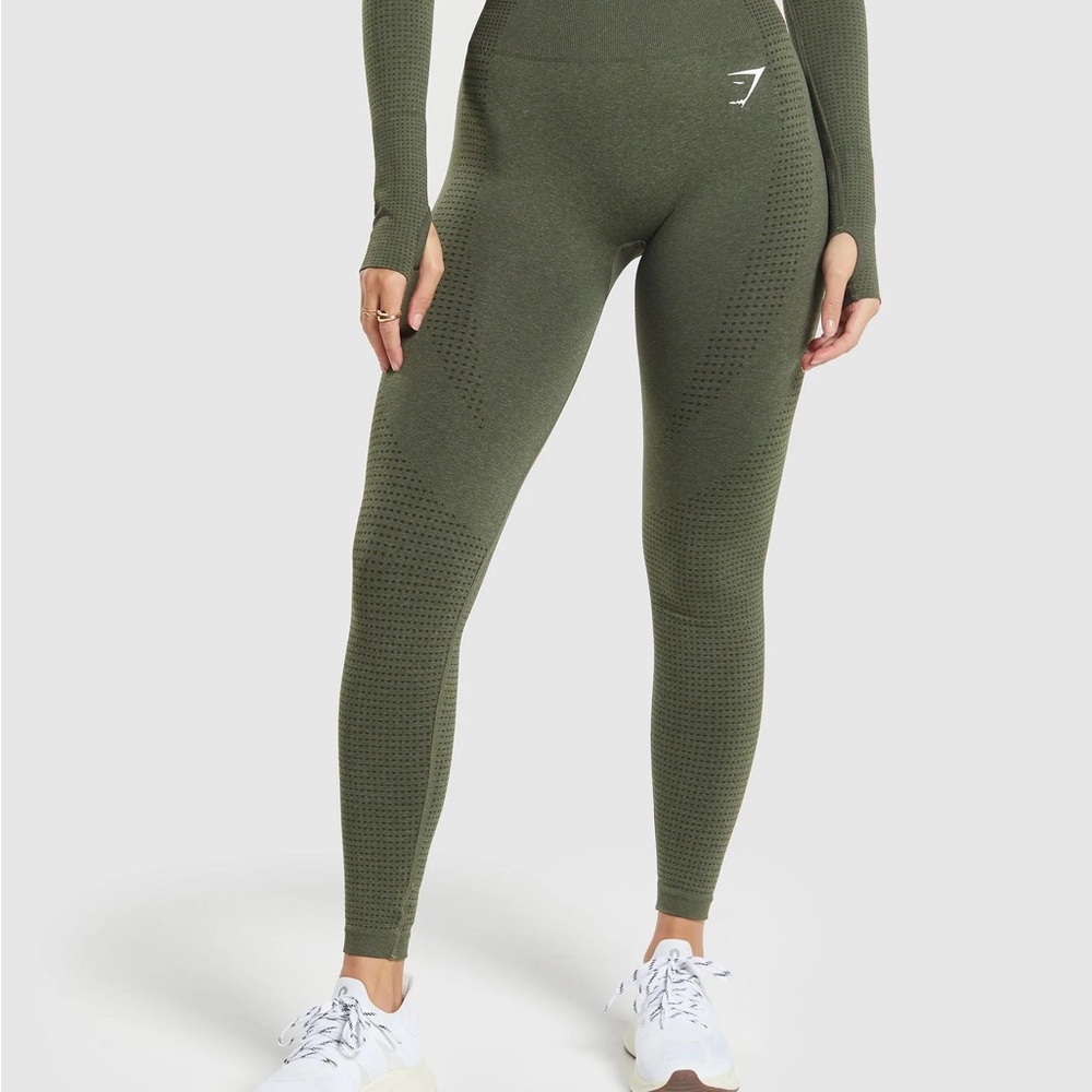 Gymshark Green High-Waisted Leggings
